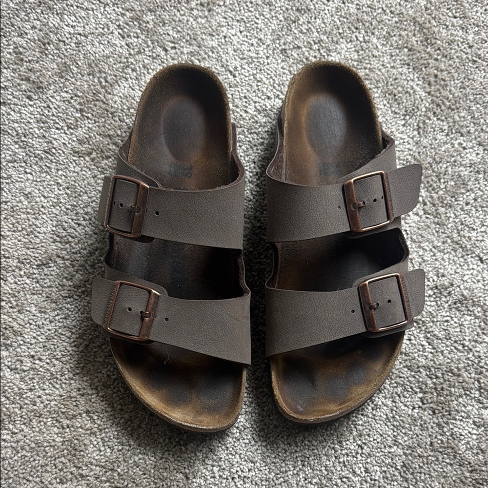 Women’s Birkenstock Arizona Slide Brown Sandals